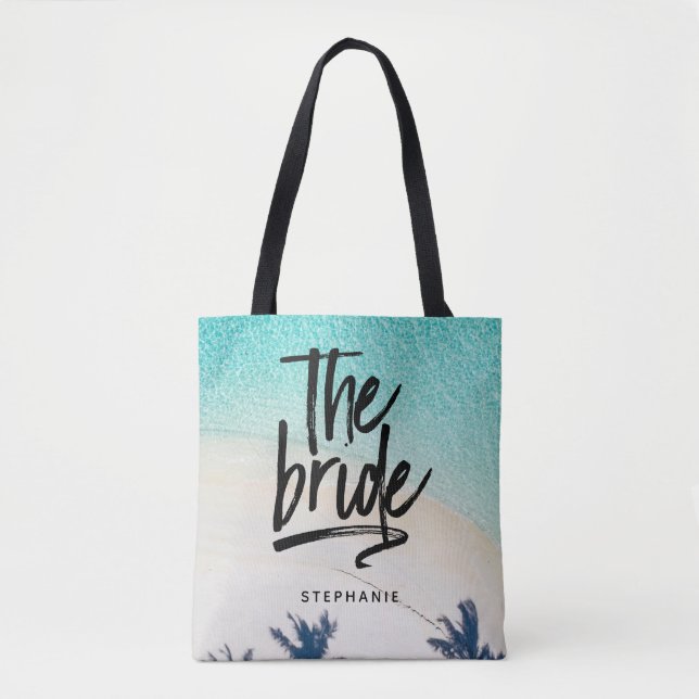 Personalisierter Strand Die Bridge Tote Tag Tasche (Vorderseite)