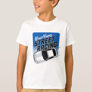 Personalisierter Straßenrennsport Rennwagen Motors T-Shirt