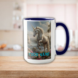 Personalisierter Stream der Blume Tasse