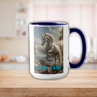 Personalisierter Stream der Blume Tasse