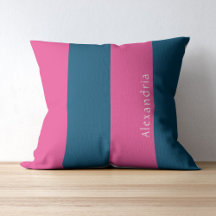 Personalisierter Streifen Rosa Blau