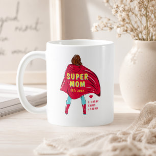Personalisierter Super-Mama-Becher   Individuelle  Kaffeetasse