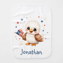 Personalisierter süßer Adler patriotischer Baby