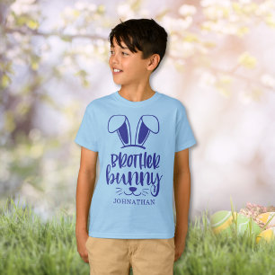 Personalisierter Süßer Bruder Bunny Ostern T-Shirt