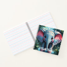 Personalisierter Süßer Elefant im Regen