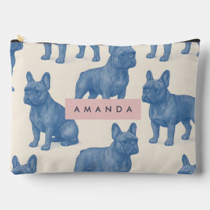 Personalisierter Süßer Französische Bulldogge Zubehörtasche