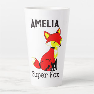 Personalisierter süßer Fuchs  Milchtasse