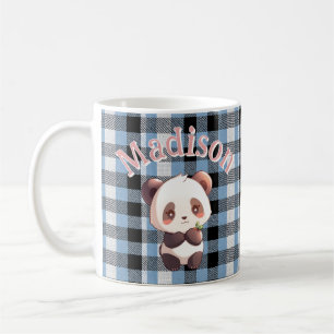 Personalisierter süßer Panda-Kaffeebecher Kaffeetasse