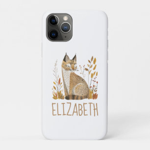 Personalisierter süßer Waldluchs Case-Mate iPhone Hülle