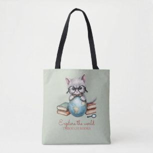 Personalisierter süßer "Wanderkatze" Tasche