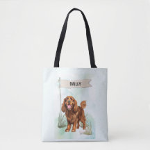 Personalisierter Sussex Spaniel Wasserfarben-Hund