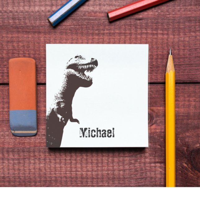 Personalisierter T-Rex  Post-it Klebezettel (Von Creator hochgeladen)