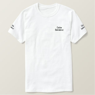 Personalisierter T - Shirt bestickt