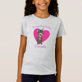 Personalisierter T - Shirt der Großen Schwanzkatze