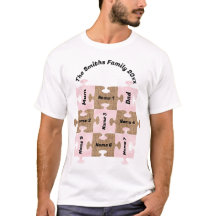 Personalisierter T - Shirt für Familien - neun Puz