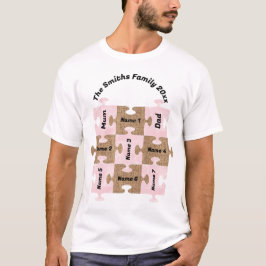 Personalisierter T - Shirt für Familien - neun Puz
