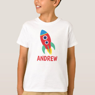 Personalisierter T - Shirt für Raumraketen