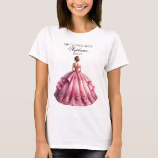 Personalisierter T - Shirt Quinceañera