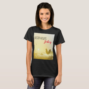 Personalisierter T - Shirt Sunny Morning Farm C