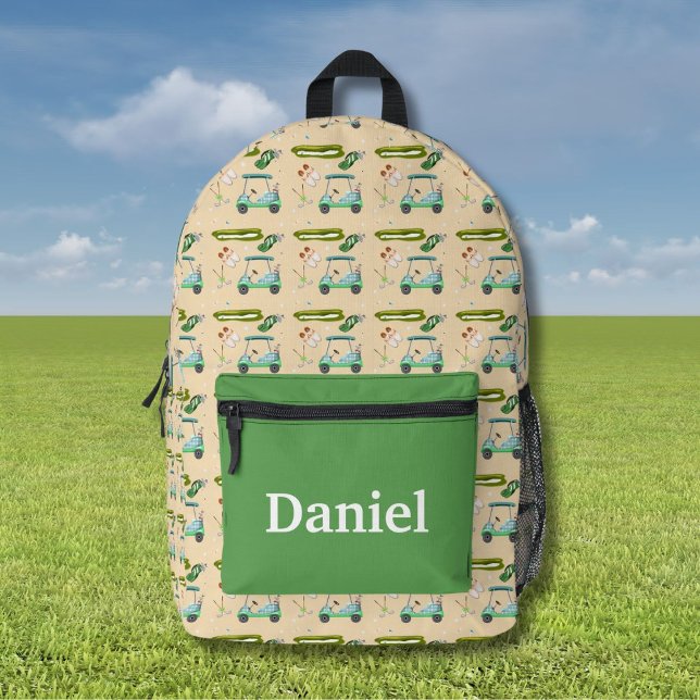 Personalisierter Tag am Golfspiel Bedruckter Rucksack (Von Creator hochgeladen)