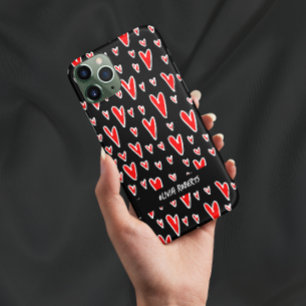 Personalisierter Tag des Roten Herzens Case-Mate iPhone 14 Hülle