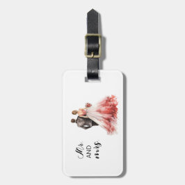 Personalisierter Tag für Hochzeitscoupons Gepäckanhänger