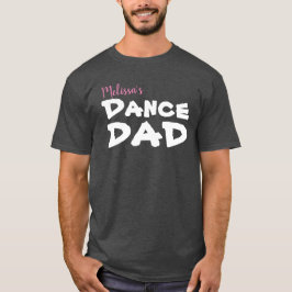 Personalisierter Tanz-Vater T-Shirt