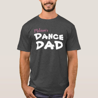 Personalisierter Tanz-Vater T-Shirt