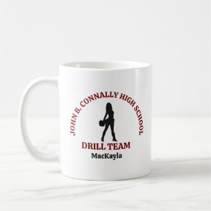 Personalisierter Tänzer des Maroon High School Dri Kaffeetasse