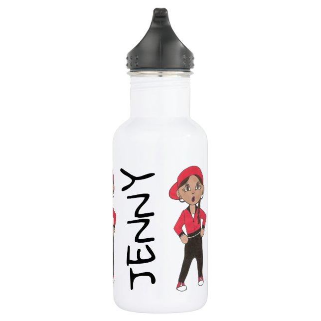 Personalisierter Tanzlehrer Hiphop Hip Hop Tänzer Trinkflasche (Rechts)