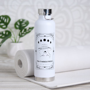 Personalisierter Tarot Feministischer Mond Zodiac Trinkflasche