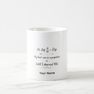 Personalisierter Tasse mit Quantenliebesphysik-Ges