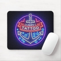 Personalisierter Tattoo Shop Nautical Neonsign Sty
