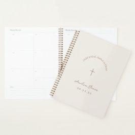 Personalisierter Taufplanner Planer