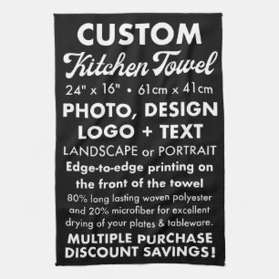Personalisierter Tee / Küchentücher (Portrait)