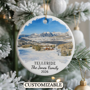 Personalisierter Telluride-Schmuck, Benutzerdefini Keramik Ornament