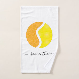 Personalisierter Tennisball-Ball Farbenfroh Bright Handtuch