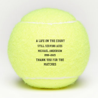 Personalisierter Tennisball – Ein Leben auf dem Pl Tennisbälle