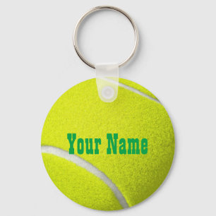 Personalisierter Tennisball-Schlüsselanhänger Schlüsselanhänger