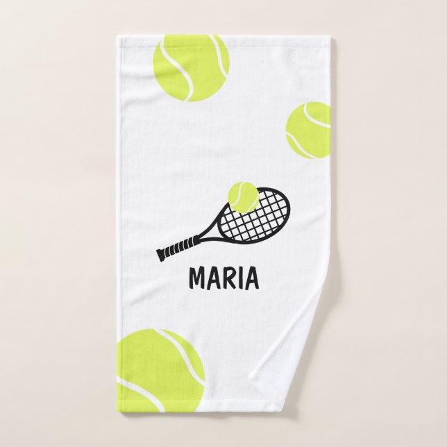 Personalisierter Tennisname Handtuch (Handtuch)