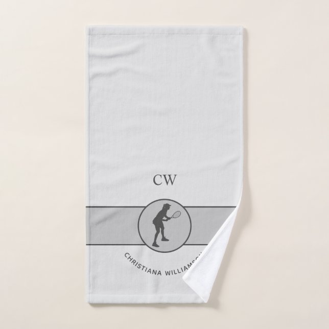 Personalisierter Tennisspieler Handtuch (Handtuch)