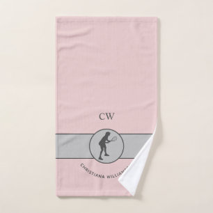 Personalisierter Tennisspieler Handtuch