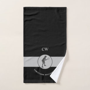 Personalisierter Tennisspieler Handtuch
