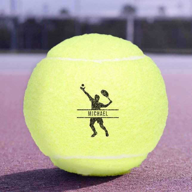 Personalisierter Tennisspieler ThemenIndividuelle  Tennisbälle (Von Creator hochgeladen)