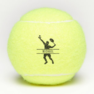 Personalisierter Tennisspieler ThemenIndividuelle Tennisbälle