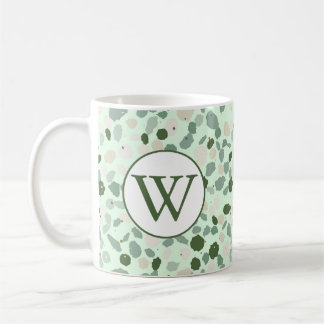 Personalisierter Terrazzo-Kaffeebecher Monogramm Kaffeetasse