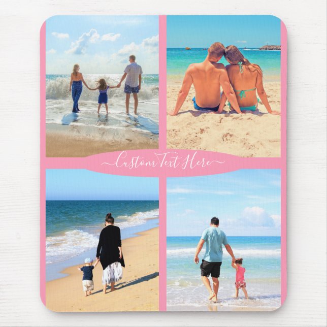 Personalisierter Text der Liebe für benutzerdefini Mousepad (Vorne)