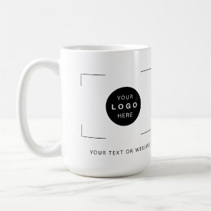 Personalisierter Text für die Markenbezeichnung fü Kaffeetasse