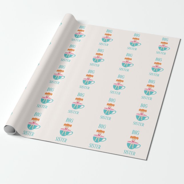 Personalisierter Text für Großbuchstaben Geschenkpapier (Ungerollt)