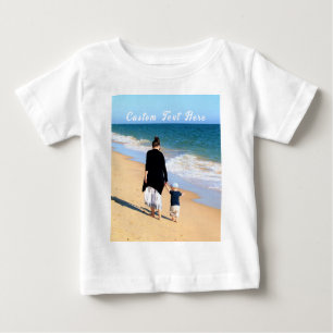 Personalisierter Text für Ihren Foto Baby T - Shir T-shirt
